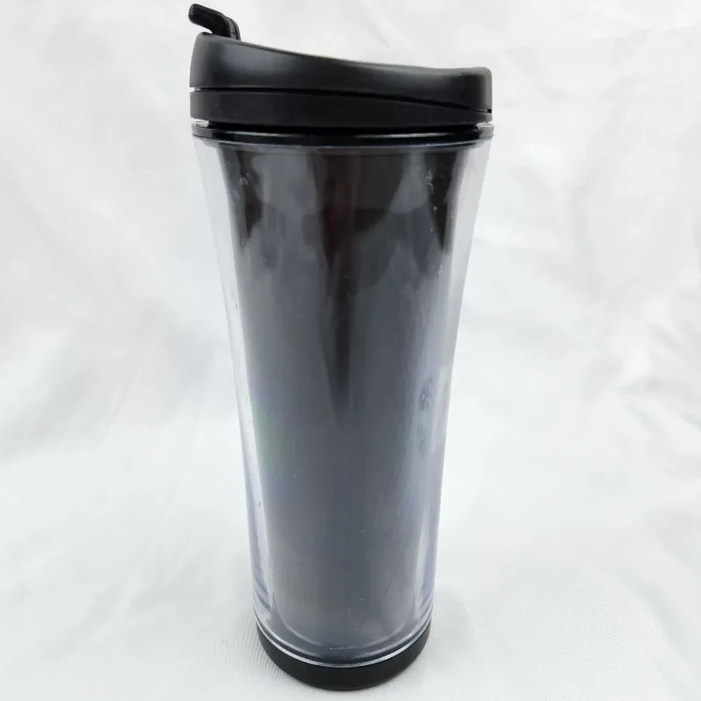 ☕️Starbucks 2007 Black Customizable Create Your Own 16oz Travel Tumbler